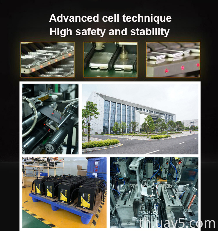 Tattu 22000mAh 12S 25C 44.4V LIPO แบตเตอรี่สำหรับโดรนเกษตรกรรม